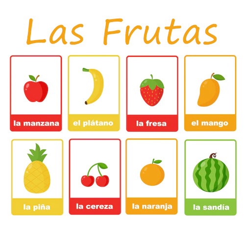 fruits name in spanish