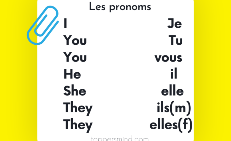 personal pronouns in french