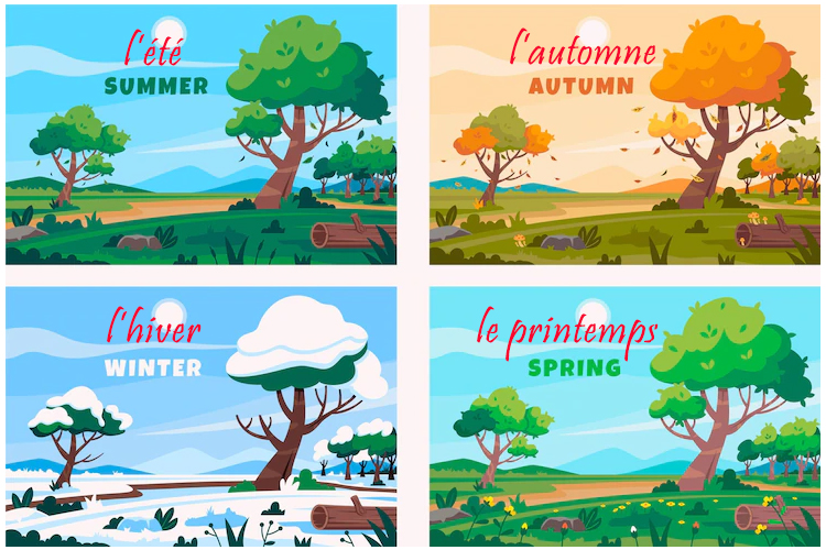 seasons in French